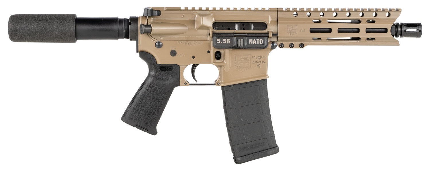 Diamondback DB15 5.56x45mm NATO 7in 30rd Flat Dark Earth AR Pistol