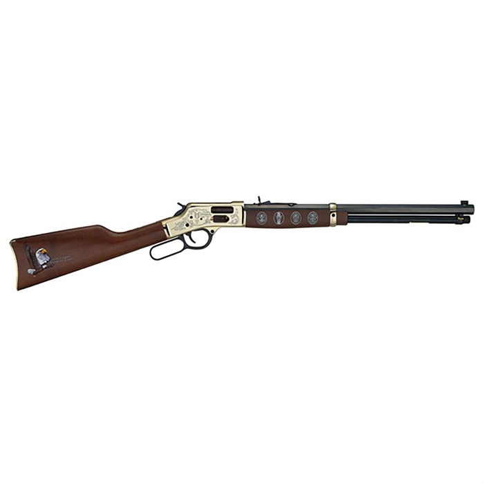 Henry Golden Boy Eagle Scout Tribute Edition 44 Magnum 20 Inch 10 Rounds Engraved Brass Walnut