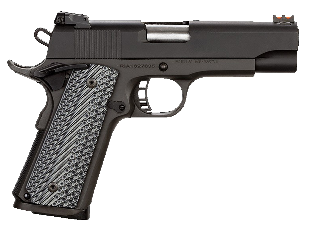 Rock Island Ultra MS 1911 Pistol 45 ACP 4.2 in. Black Parkerize 8 rd