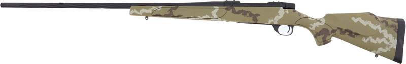 Weatherby Vanguard Outfitter 6.5 Creedmoor 24" 4 Rounds Tan/Brown & White Sponge Synthetic