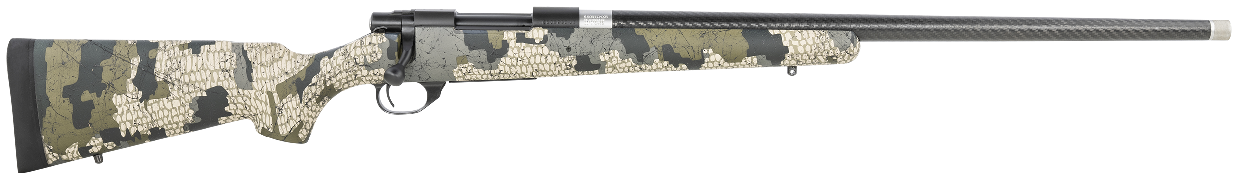 Howa HSCF65CVER M1500 HS Precision 6.5 Creedmoor 5+1 24" Threaded Carbon Fiber Barrel, Black Metal Finish, KUIU Verde 2.0 Fixed HS Precision Stock