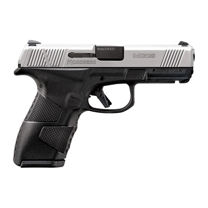 Mossberg MC2c 9mm Luger 3.9 Inch Barrel 10 Round Silver and Matte Finish