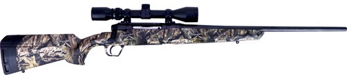 Savage Arms 57277 Axis XP 6.5 Creedmoor 4+1 22", Matte Black Barrel/Rec, Mossy Oak Break-Up Country Synthetic Stock, Includes Weaver 3-9x40mm Scope