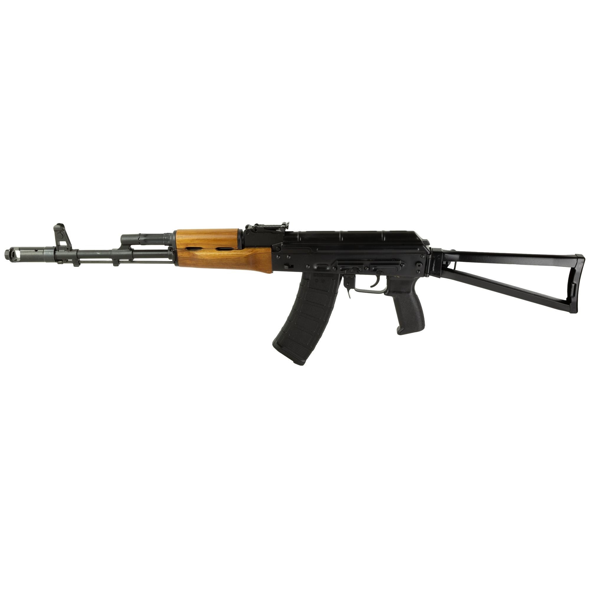 Riley Defense RAK74 Side Folder Teak Rifle 5.45x39 16.25 in. Wood