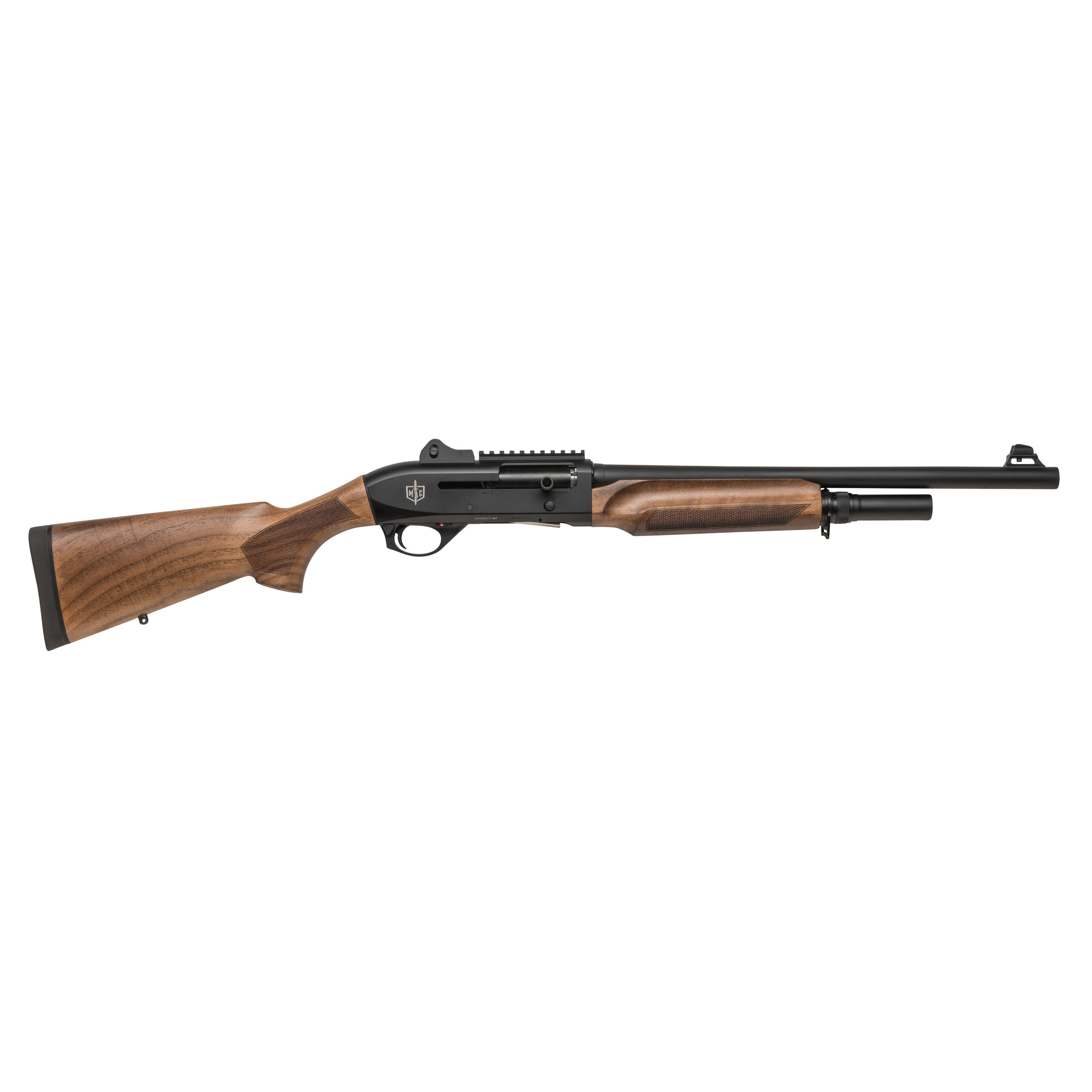 Military Arms Corporation MAC 2 12GA, 18.5in. Barrel, 5rd, Wood Stock & Forend - Black (21000122)