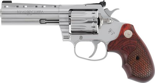 Colt King Cobra 22 Long Rifle 4.25 in 17 Rounds Stainless Steel