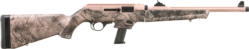Ruger PC Carbine Rose 9mm 16.12in 17 Rounds Rose Gold Cerakote
