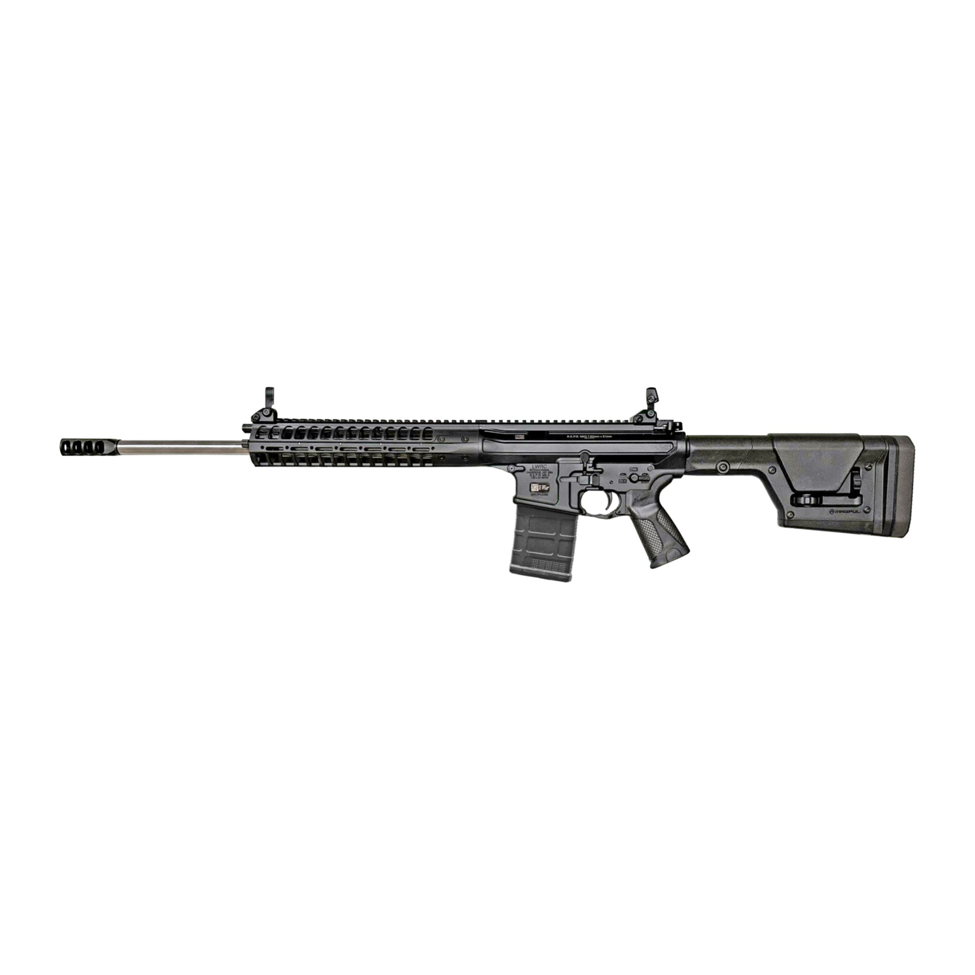 LWRC REPR MkII 7.62x51mm NATO 20in 20 Rounds Magpul Spiral Fluted Gray Finish