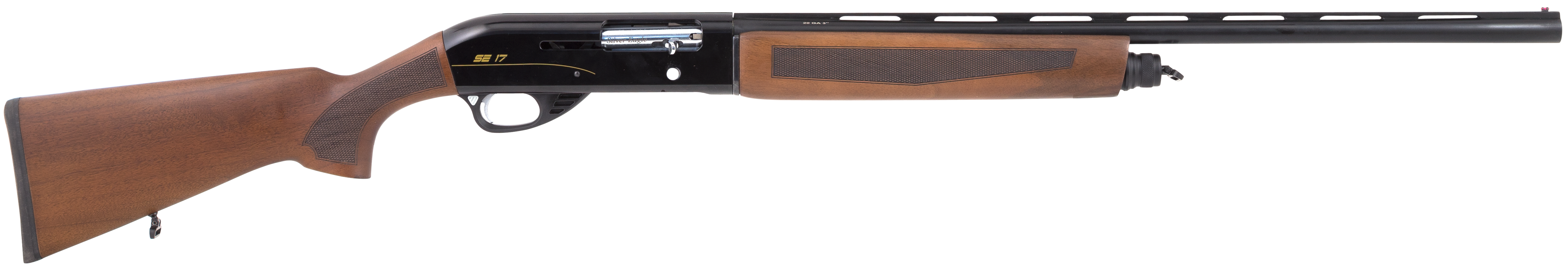 TR Imports SE17 12GA, 28in. Barrel, 4rd, Wood Stock & Forend - Black (SE171228)