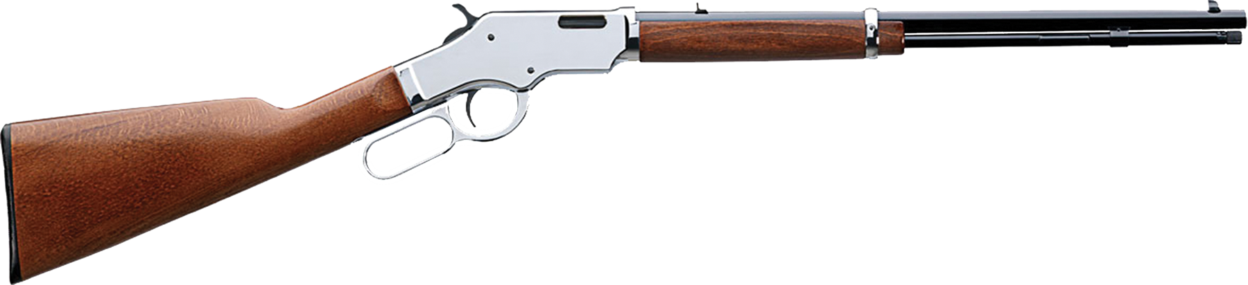 Taylors & Company 550223 Uberti Scout 22 LR Caliber with 14+1 Capacity, 19" Blued Barrel, Chrome-Plated Metal Finish & Walnut Stock (Full Size)
