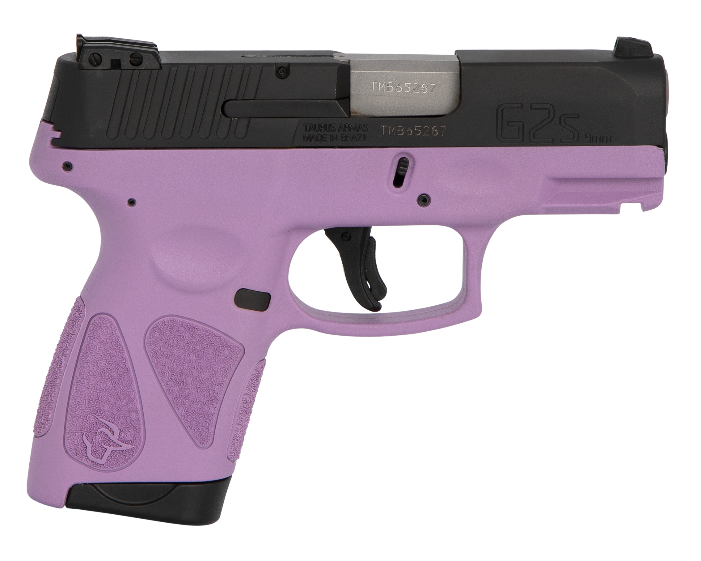 Taurus G2S 9mm Luger 3.26" 7 Rounds Light Purple Polymer Frame