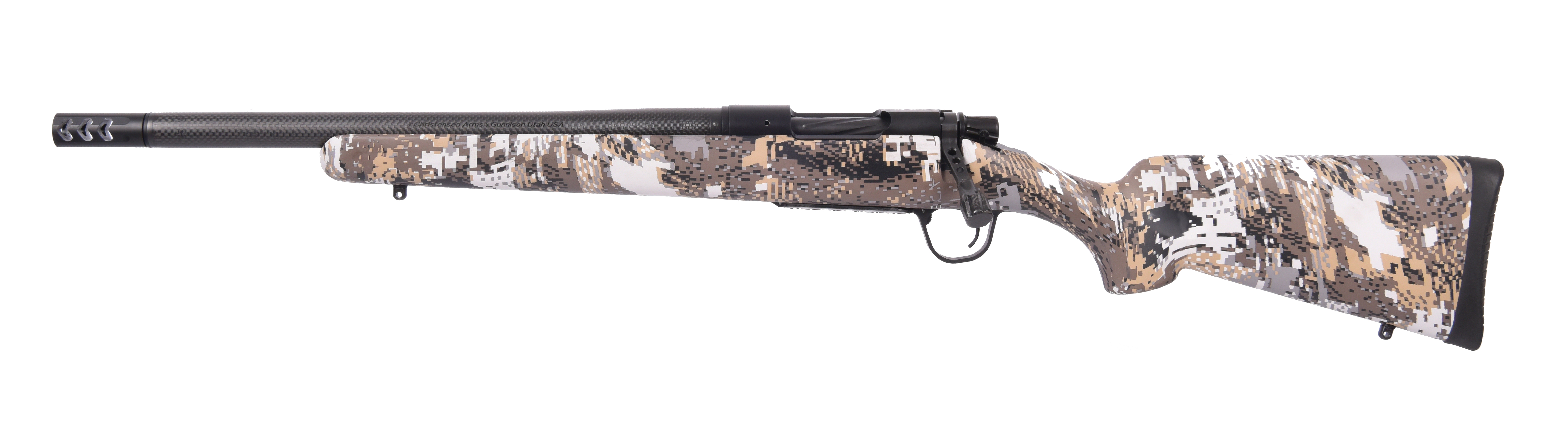 Christensen Arms Ridgeline Sitka FFT, 308 Winchester, 16in. Barrel, 4rd, CF Stock in Sitka Elevated II Camo - Black (NPN: 801-06289-00)