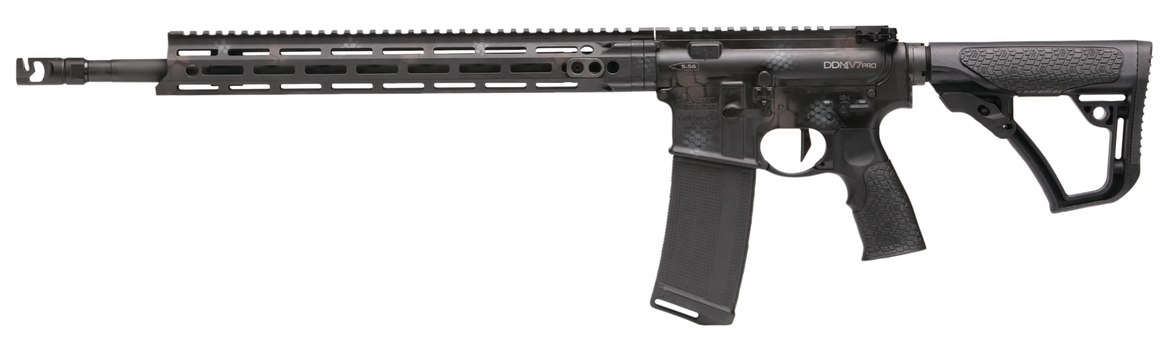 Daniel Defense Ddm4 V7 Pro 5.56x45mm NATO 18in 10rd Rattlecan Cerakote 6 Position Stock
