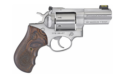 Ruger GP100 357 Magnum 3 Inch 7 Rounds Stainless Steel Satin Finish