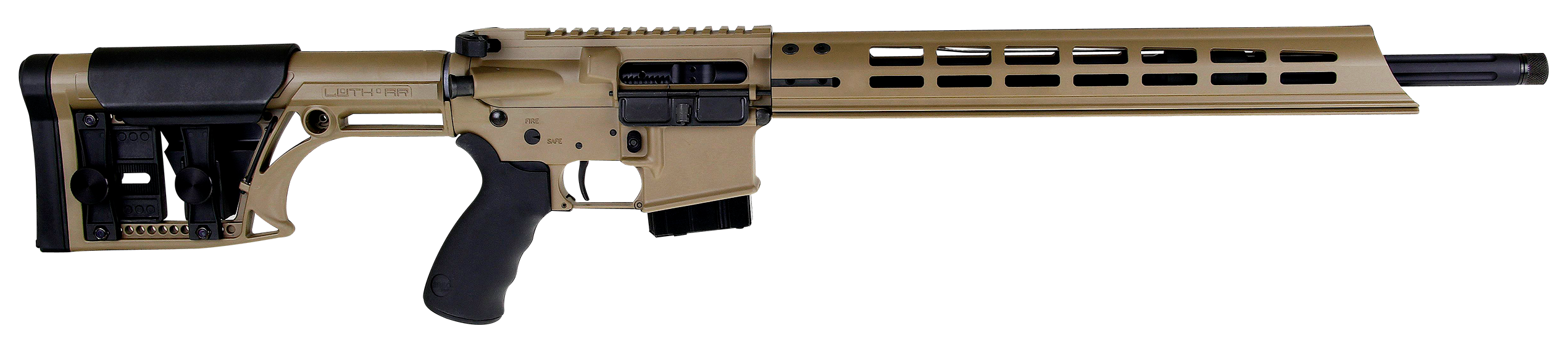Alexander Arms The Blitz 6.5 Grendel, 18in. Barrel, 10rd, MBA-1 Stock, Ergo Grip & Catalyst Arms Fast Track Handguard - FDE (NPN: RBL65DEVE)