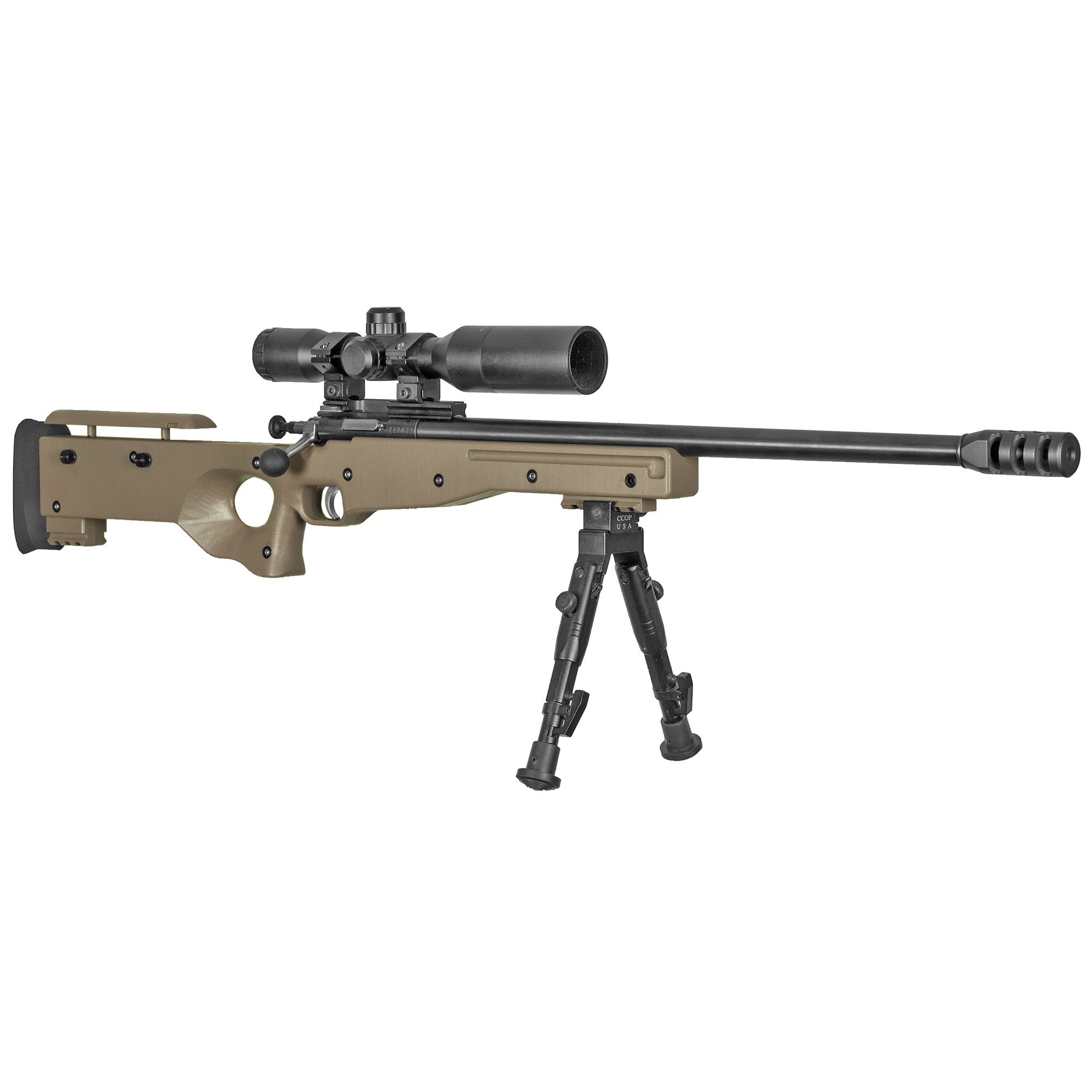 Keystone Sporting Arms Crickett CPR Cmp Pkg Rifle 22 LR FDE Synthetic 16.1 in. W/Scope