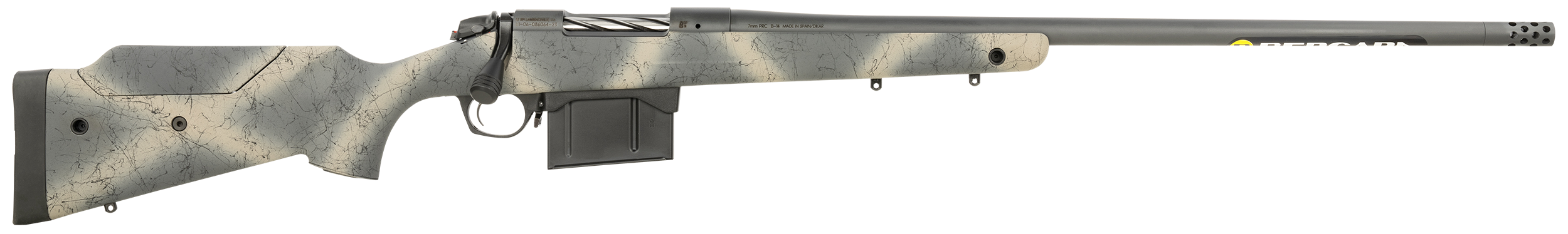 Bergara B-14 Wilderness Terrain 7mm PRC 24in 5 Rounds Sniper Gray Cerakote