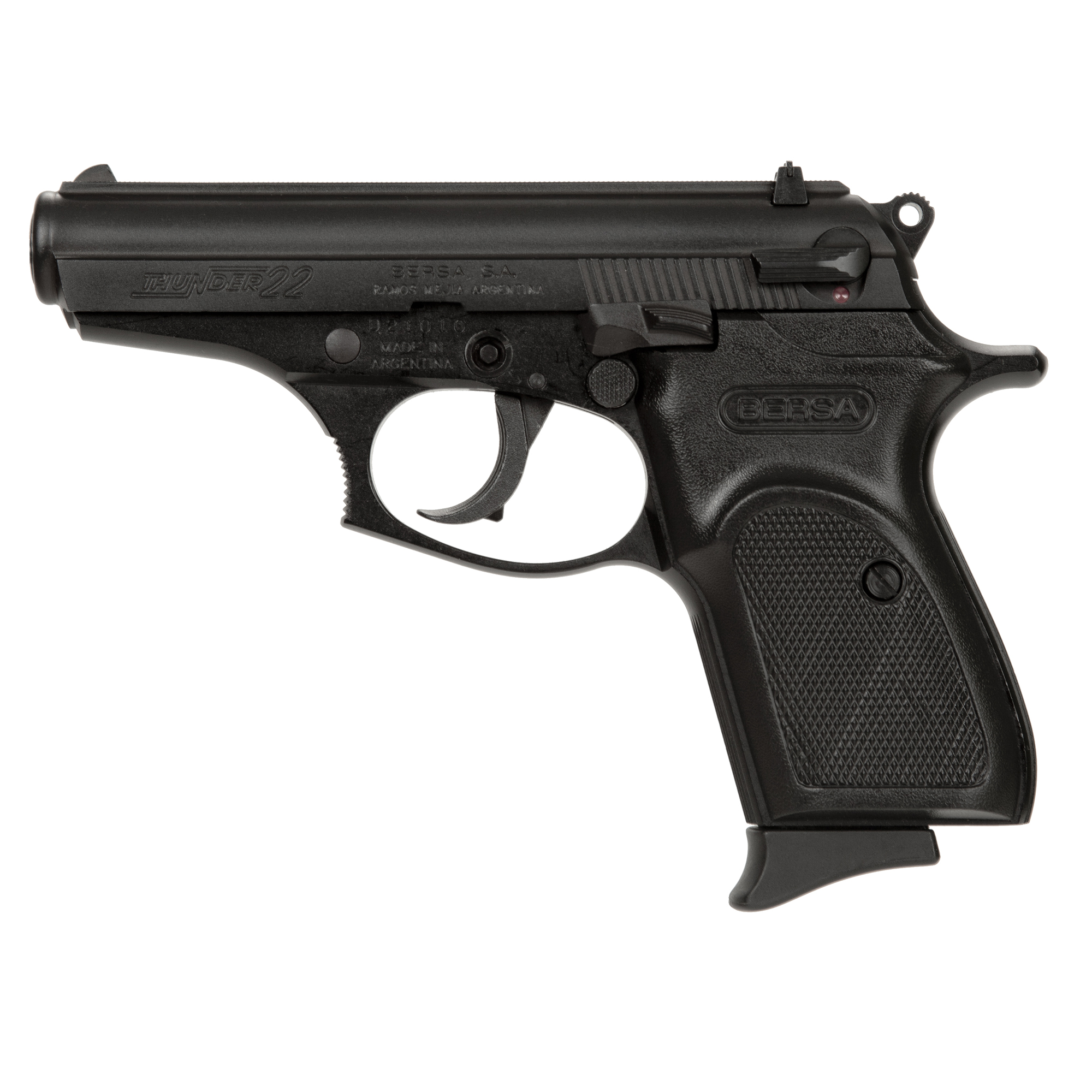 Bersa Thunder 22 Long Rifle, 3.5in. Barrel, 10rd - Black (T22M)
