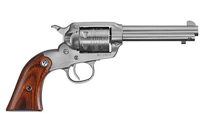Ruger Bearcat 0913 .22 Long Rifle 4 inch 6 Round Satin Stainless Hardwood Grips