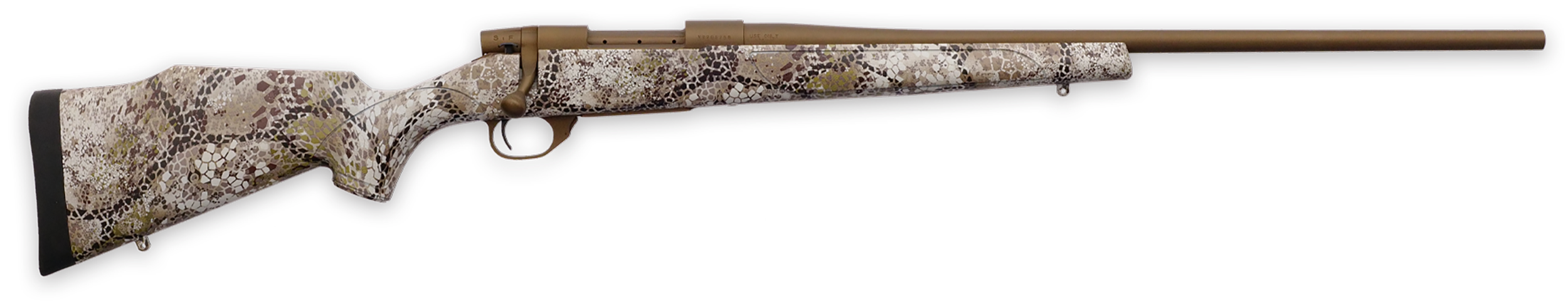 Weatherby Vanguard Badlands 7mm PRC 24 in 3+1 Burnt Bronze Cerakote