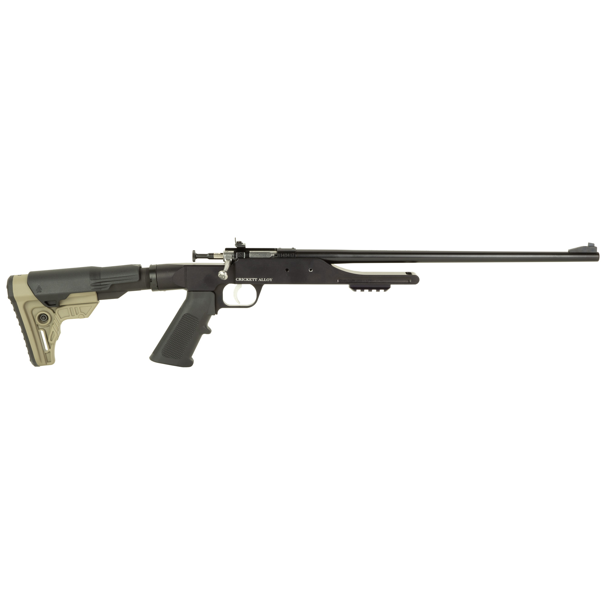 Keystone Precision Model 6061 Rifle 22 LR 16 in. Anodized Black