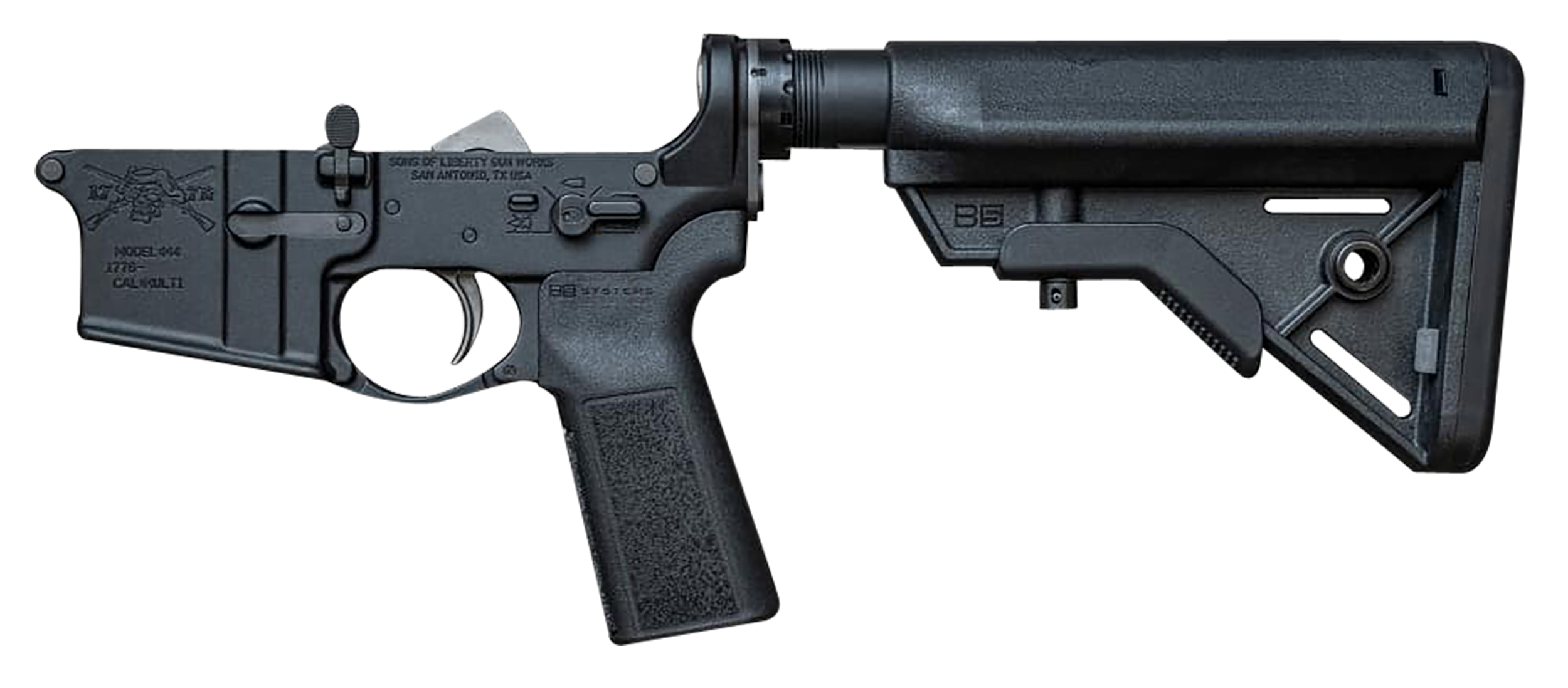 Sons of Liberty Gun Works M4 Lower A5 Multi Caliber 5.56 NATO Anodized Finish