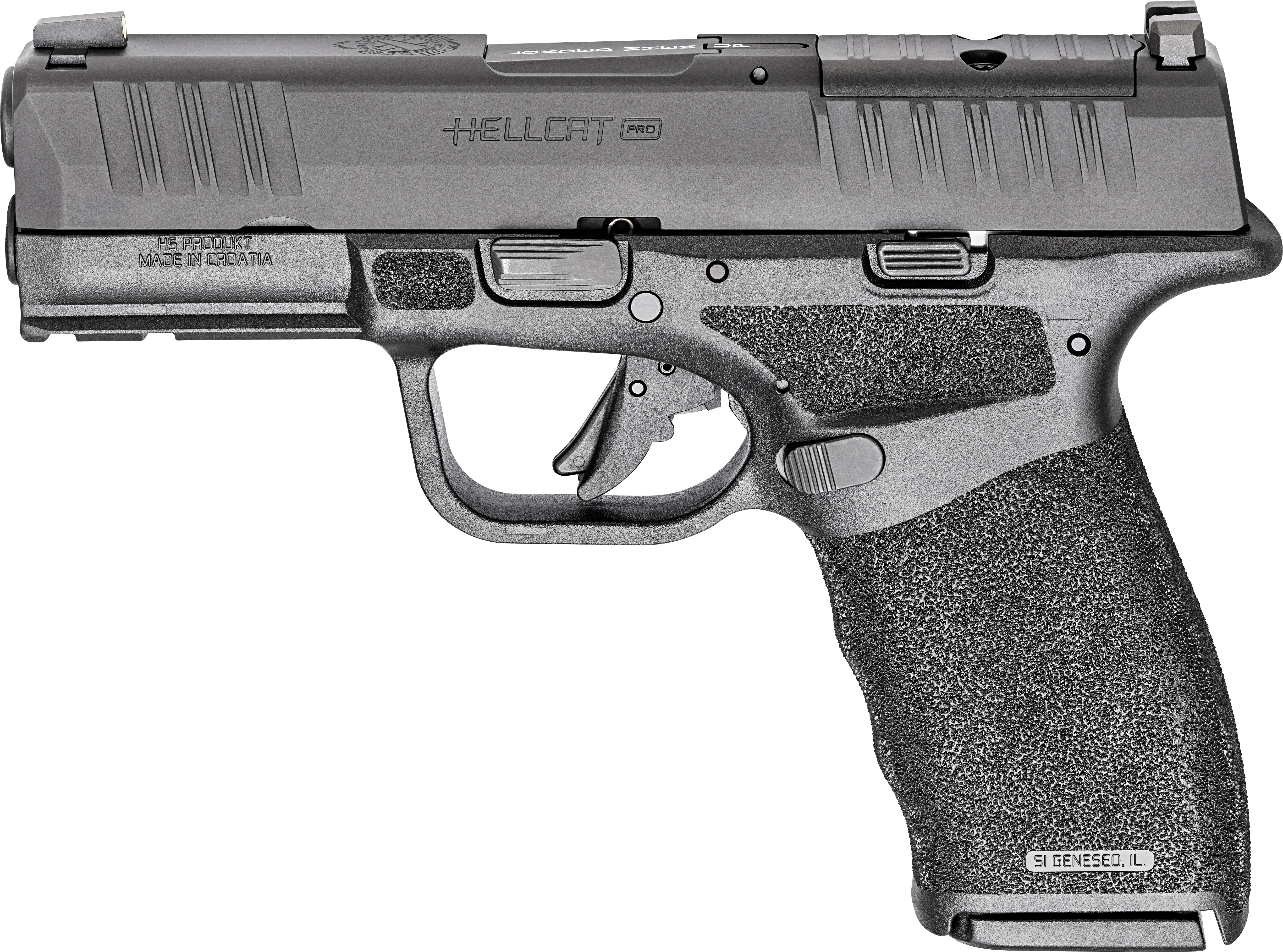 Springfield Armory Hellcat Pro OSP 9mm 3.7 Inch 10 Round Melonite Finish
