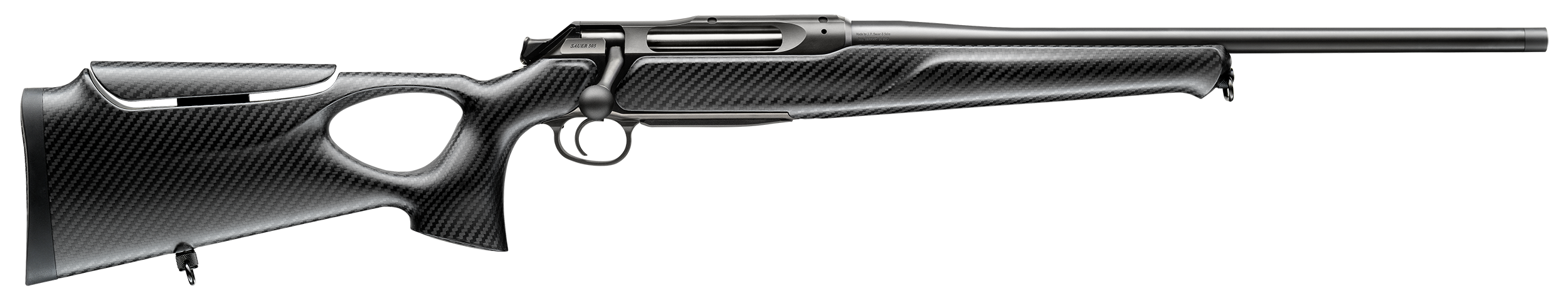 Sauer 80117132 505 Synchro XTC Full Size 7mm Rem Mag 2+1 22" Matte Blued Threaded Barrel, Matte Blued Saddle Mount Steel Receiver, Black Thumbhole w/Adj Comb Carbon Fiber Stock