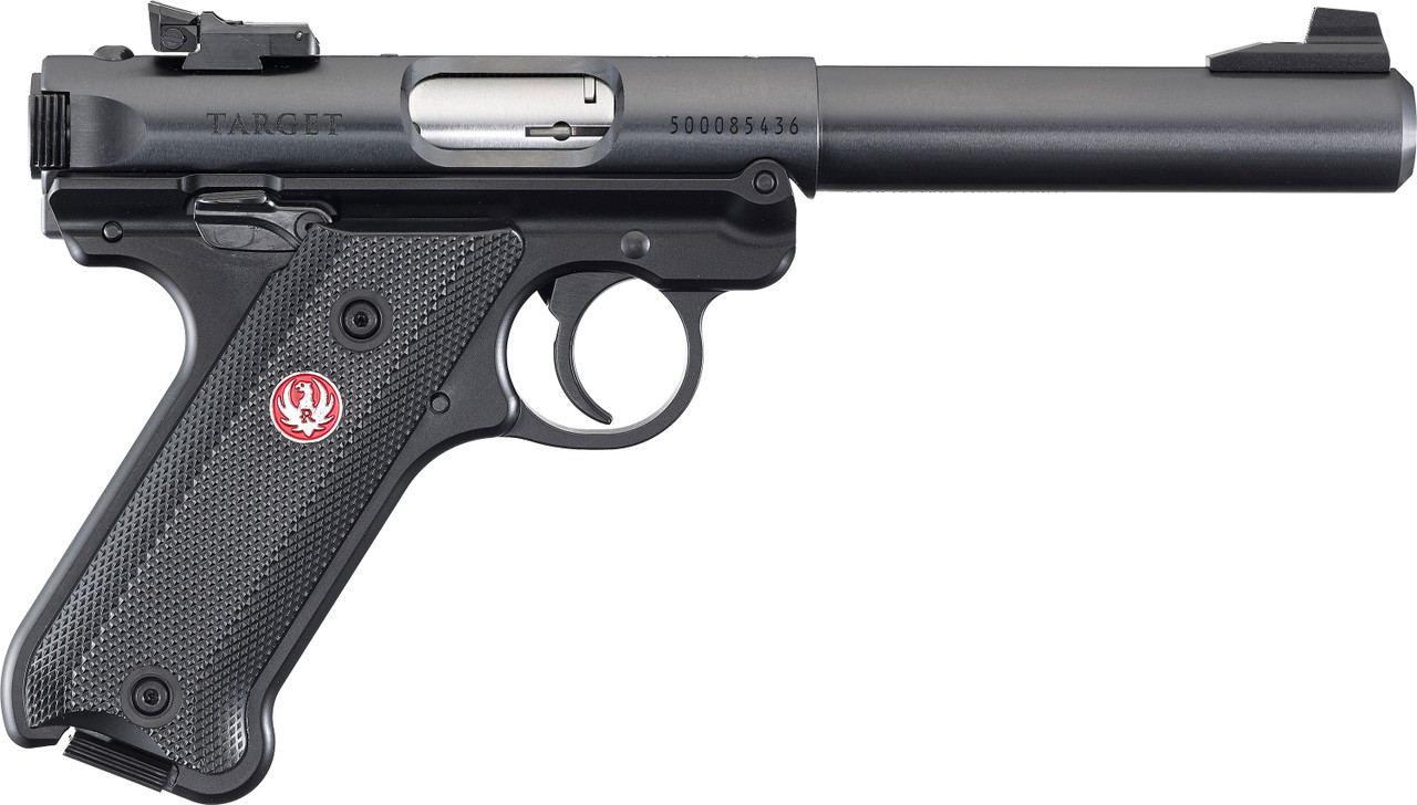 Ruger Mark Iv Target .22 Long Rifle 5.50 inch 10+1 Blued Frame Checkered Polymer