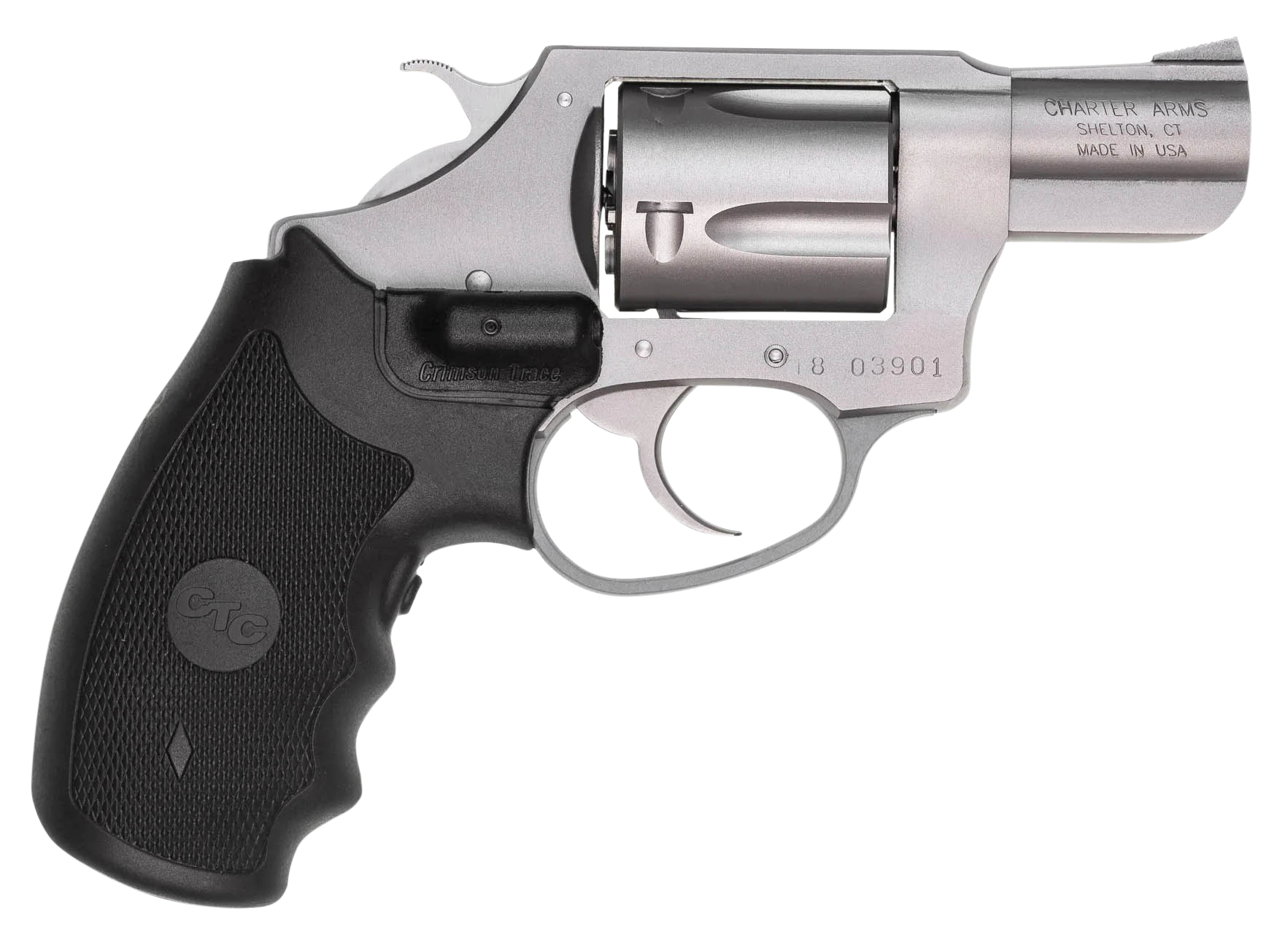 Charter Arms Undercover 38 Special 2 Inch 5 Shot Matte Stainless Steel Revolver