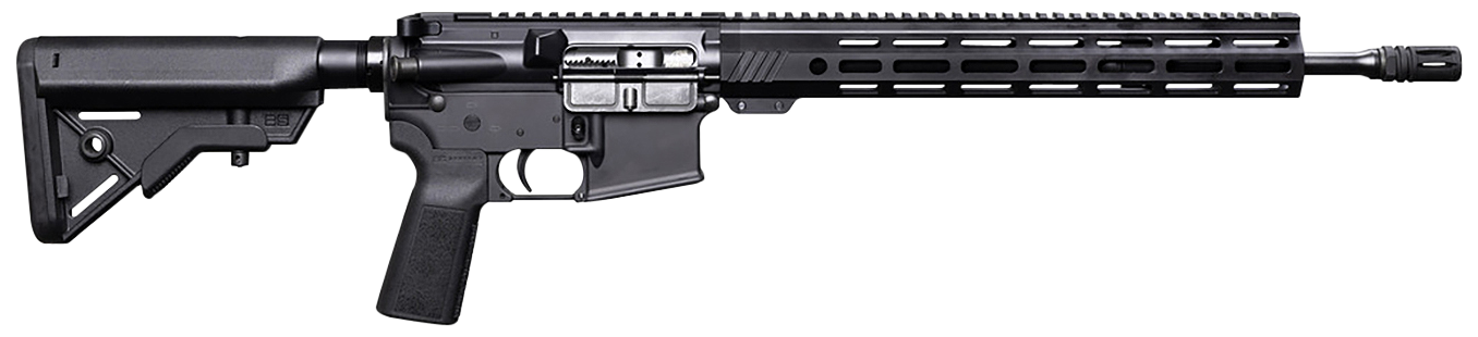 Bushmaster 1010018BLK QRC II Pro 5.56x45mm NATO 10+1 16" Threaded Barrel, B5 Sytems Bravo Stock & Type P-Grip, 14" M-LOK Handguard