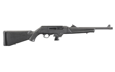 Ruger, Pc Carbine 19102, 9mm Luger, 16.12in, 10+1, Hardcoat, Right Hand Synthetic