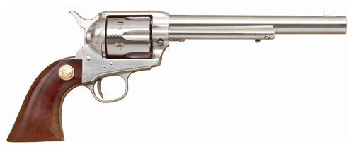 Cimarron Firearms P Model 357 Magnum 7.5 in 6 Rounds Stainless Steel Walnut Grip