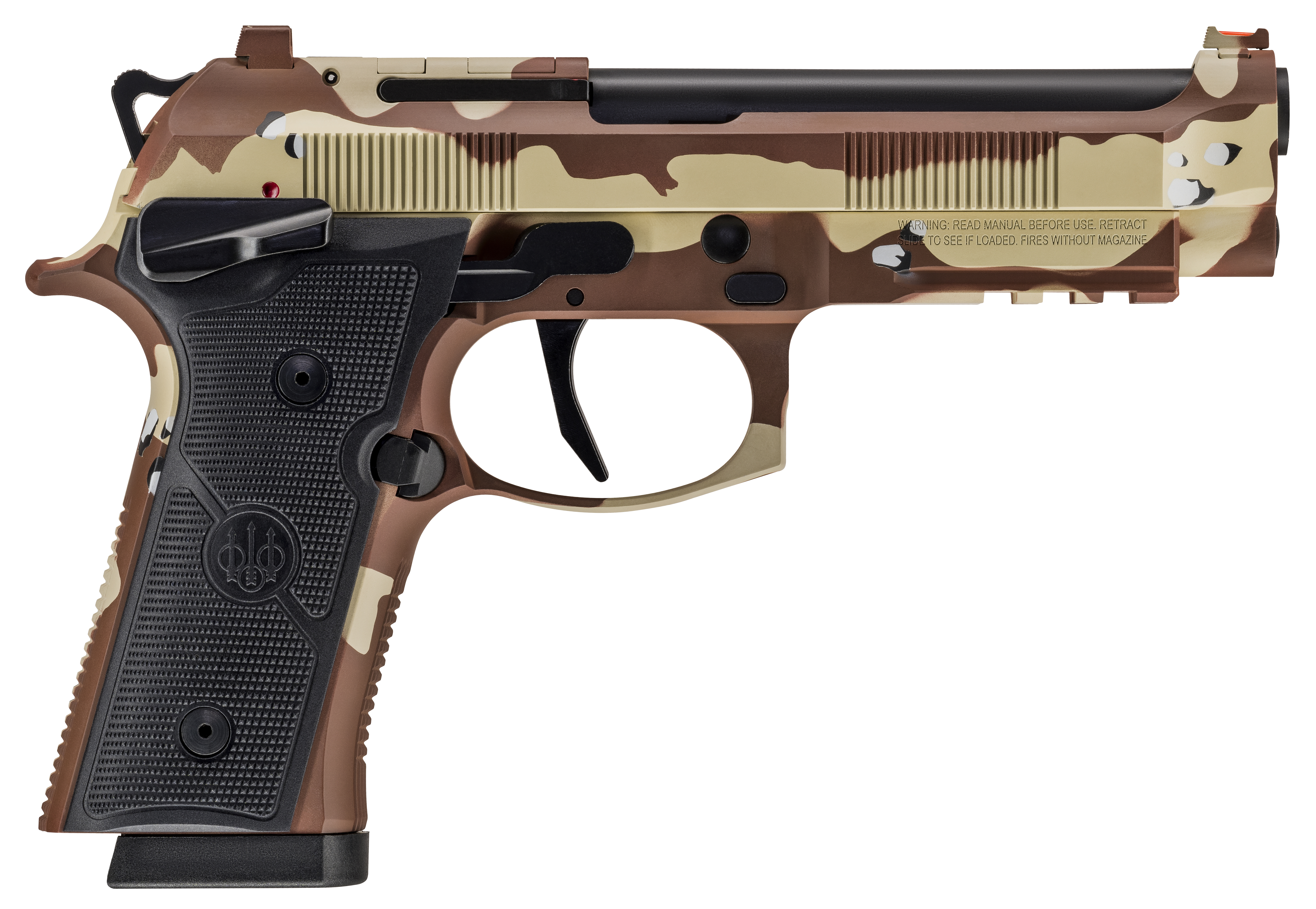 Beretta 92Xi SAO 9mm Luger 4.7 inch 15 Round Chocolate Chip Camo