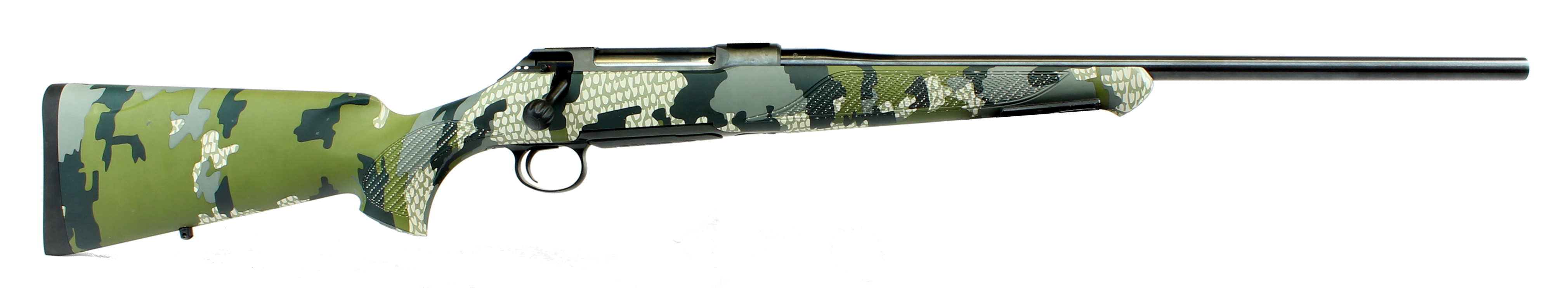 Sauer S1KVERDE65C 100  6.5 Creedmoor  5+1 22" Matte Blued Barrel & Receiver, Exclusive KUIU Verde Camo Fixed Ergo Max Stock, Three-Position Safety
