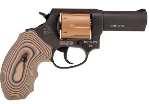 Taurus 605 357 Magnum 3 Inch 5 Rounds Tan/Coyote Finish Optics Ready
