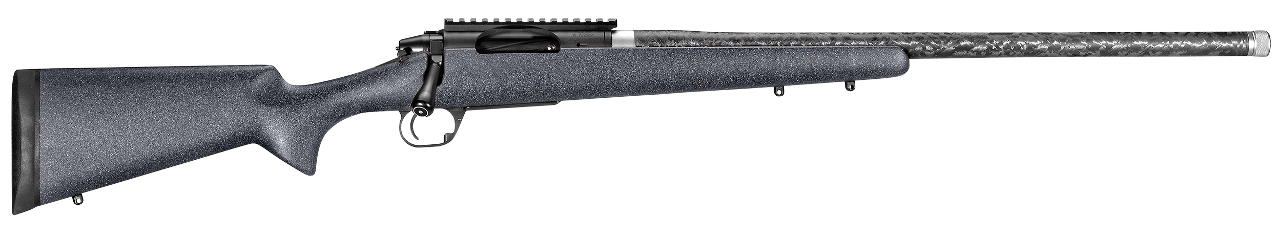 Proof Research 128312 Elevation Lightweight Hunter 308 Win Caliber with 4+1 Capacity, 20" Carbon Fiber Barrel, Black Metal Finish & Black Granite Carbon Fiber Stock, (Full Size)