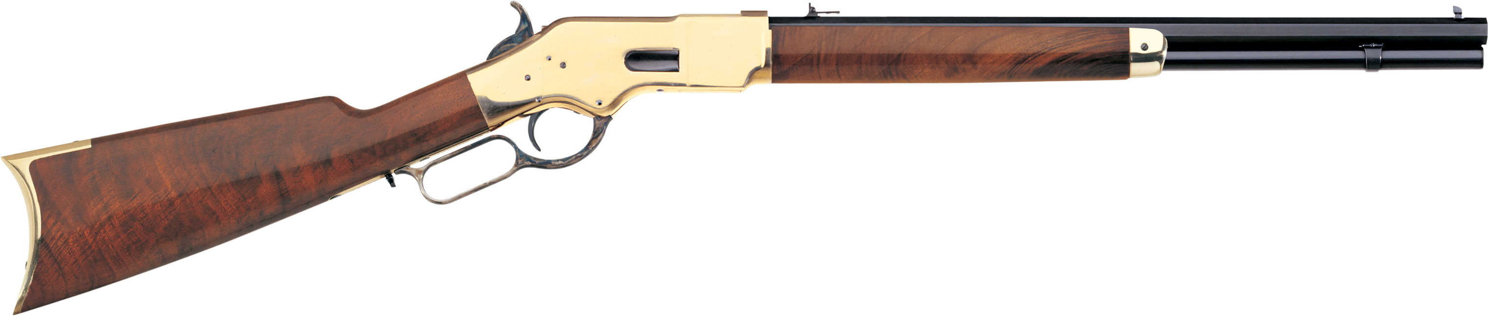 Taylors & Company 550191 1866  38 Special Caliber with 10+1 Capacity, 20" Blued Octagon Barrel, Brass Metal Finish & Walnut Stock (Full Size)
