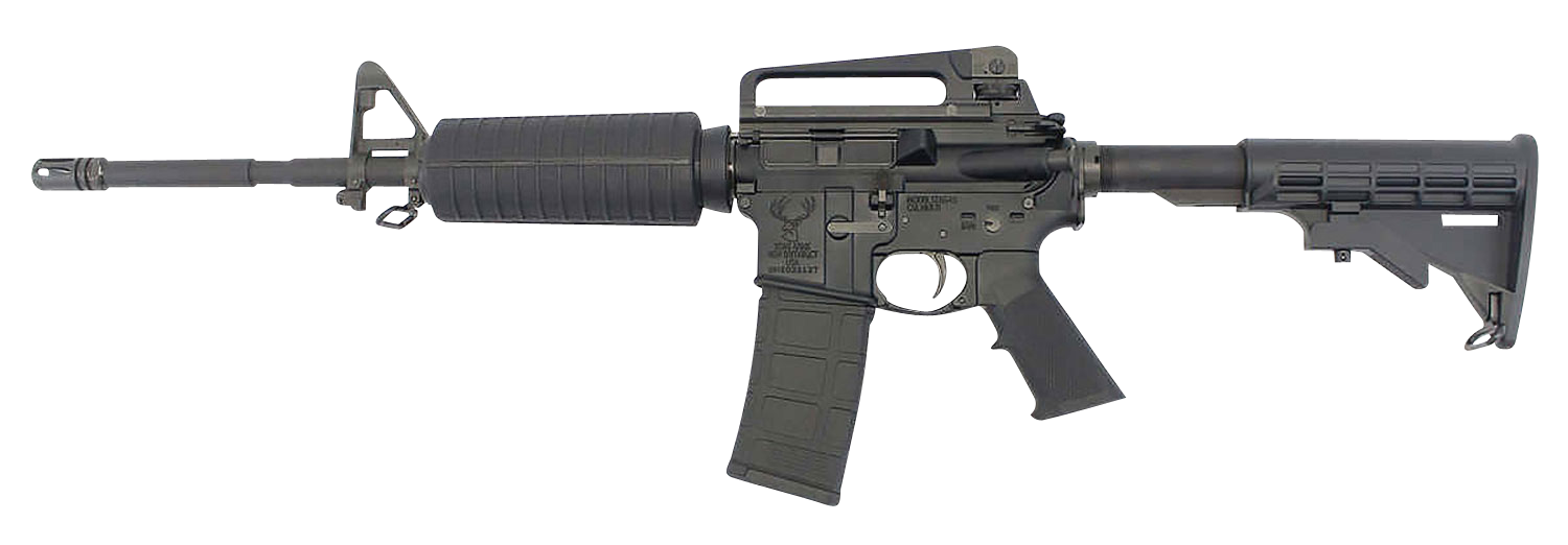 Stag Arms STAG15011111 Stag 15 M4 5.56x45mm NATO 16" 30+1 Black Phosphate Rec Black Mil-Spec 6 Position Stock Black A2 Grip Includes A2 Carry Handle