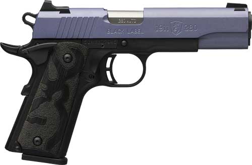 Browning 1911 Black Label 380 ACP 4.25 in 8+1 Crushed Orchid Cerakote Stainless