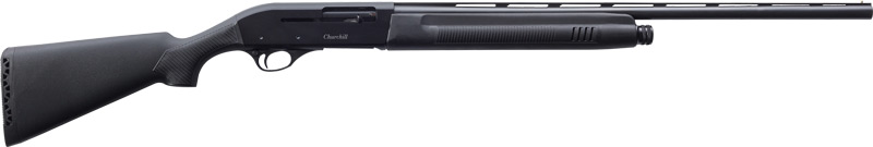 Akkar Churchill 220 Field 20GA, 26in. Barrel, 3rd, Synth. Stock & Forend - Black (111400)