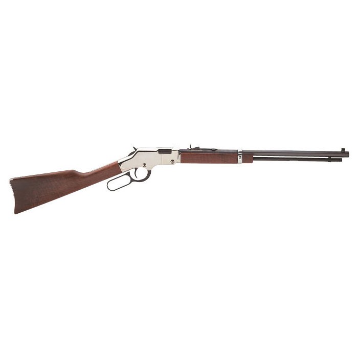 Henry Silver Boy .17 HMR 20 Inch 11 Rounds Nickel-Plated Finish Walnut Stock