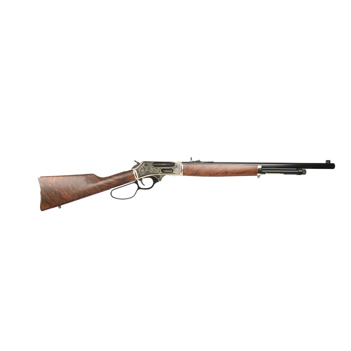 Henry H010BGWL Wildlife 45-70 Government 22" 4 Rounds Polished Brass Engraved