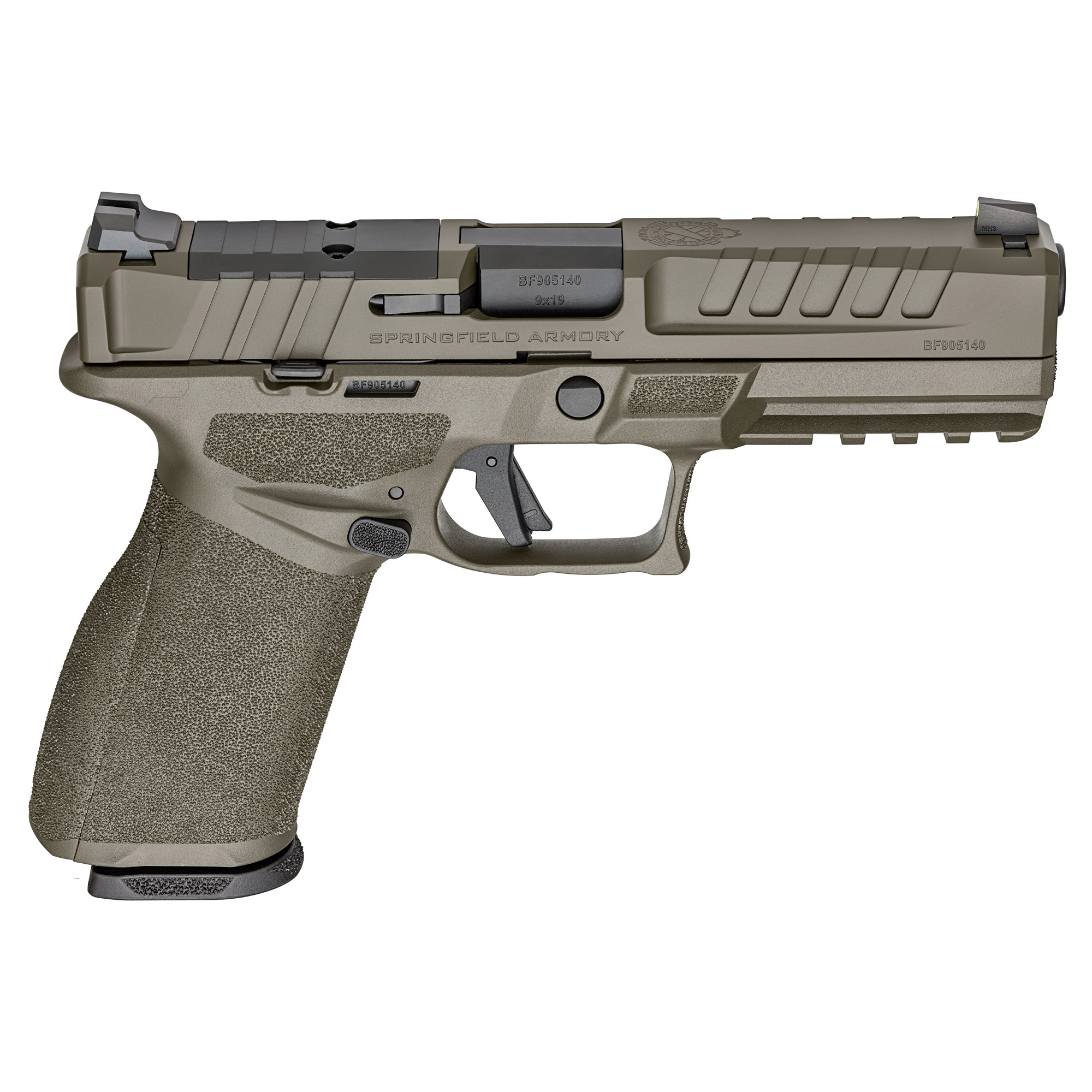 Springfield Armory Echelon 9mm Luger 4.5 Inch 10 Rounds OD Green Cerakote