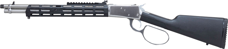 Citadel CIT45LCLVRSS Levtac-92  Full Size 45 Colt (Long Colt) 8+1 16.50" Stainless Threaded Barrel, Picatinny Rail Stainless Steel Receiver, Black Fixed Synthetic Stock,