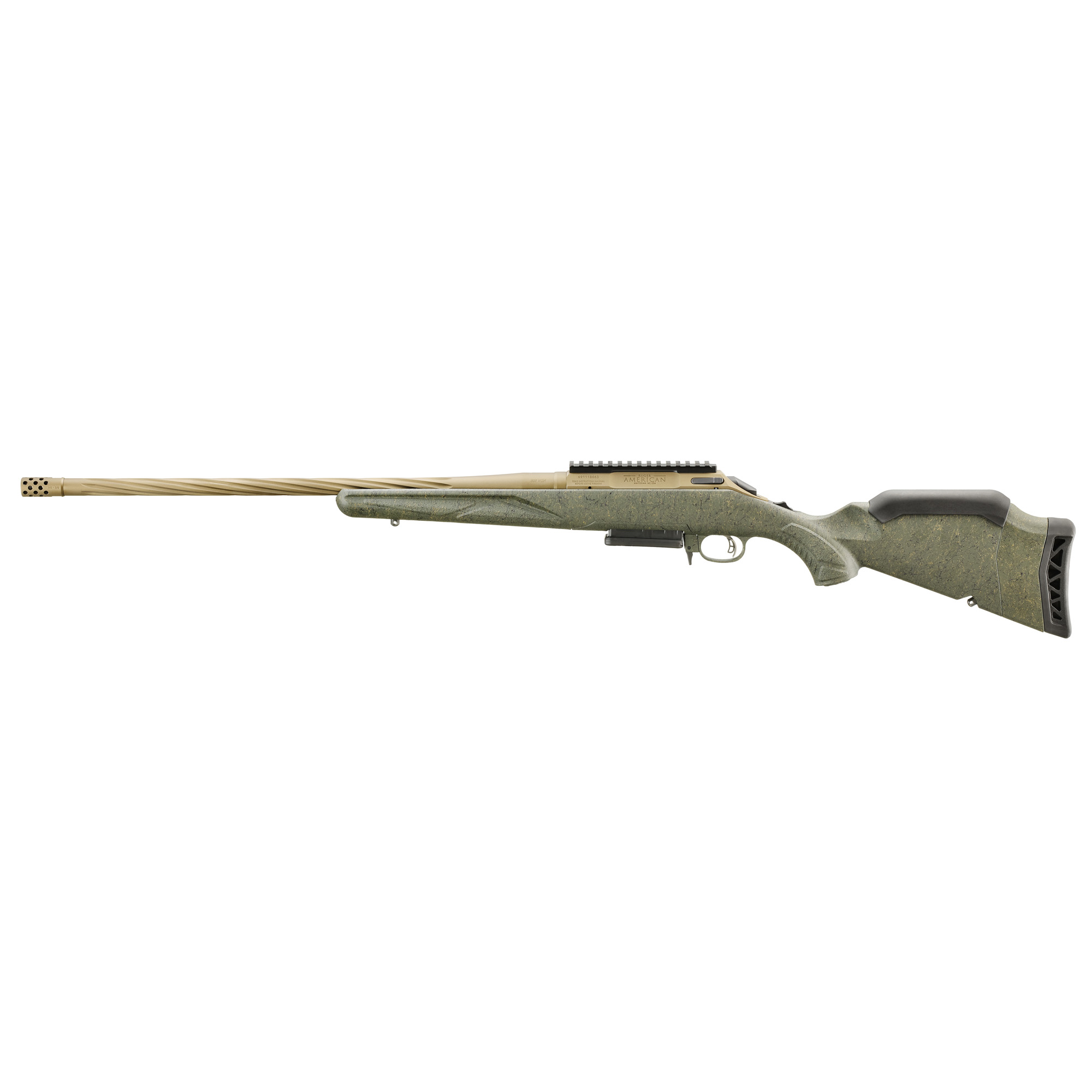 Ruger American Predator Gen II 400 Legend 22in 5 Round Burnt Bronze Cerakote