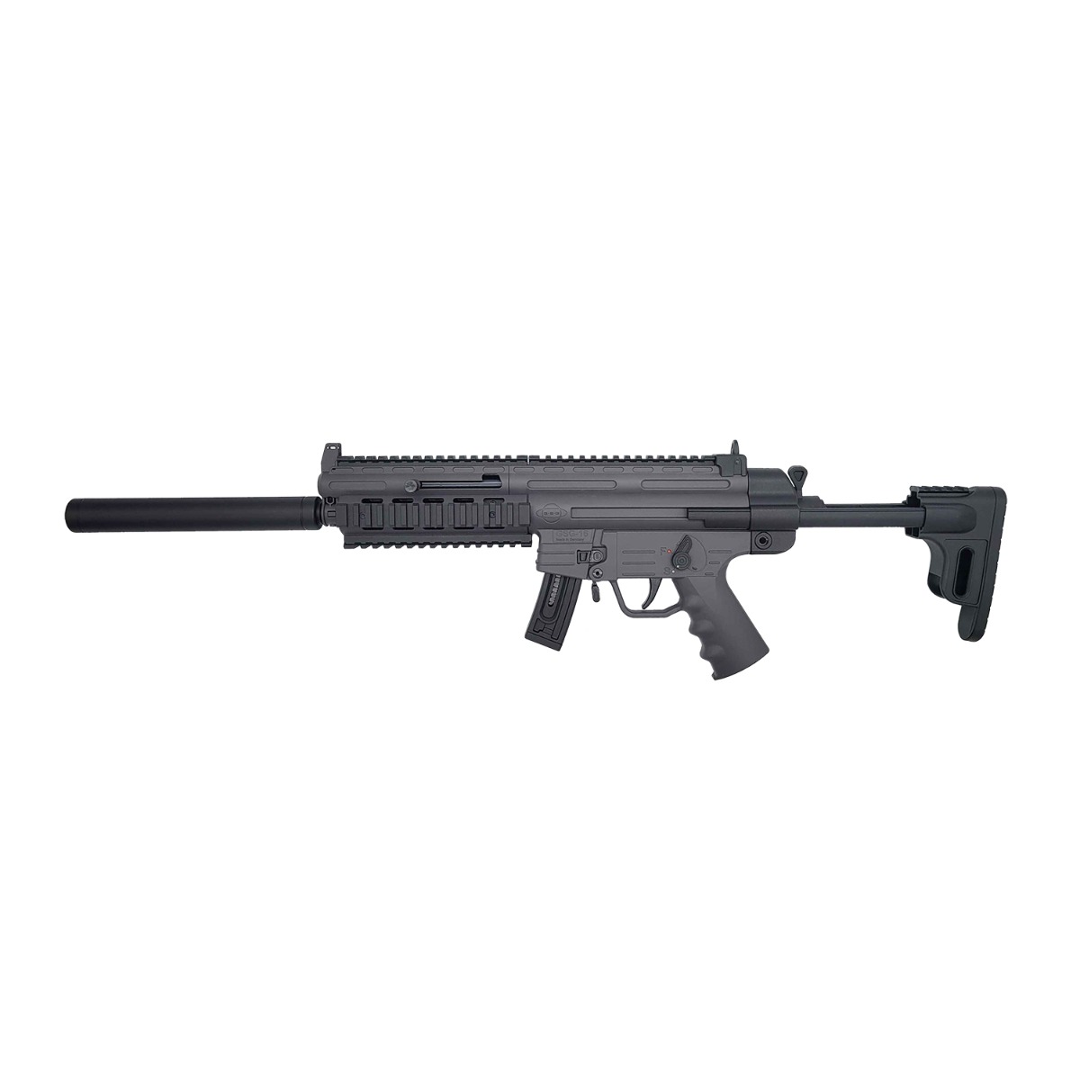 American Tactical Inc. GSG-16 22 Long Rifle 16.25in 10rd Gray Faux Suppressor