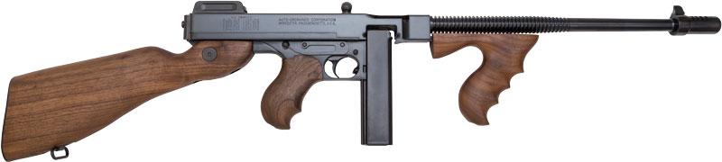 Auto Ordnance 1927A-1 Deluxe 45 ACP 16.5in 20rd Wood Furniture Blued Finish