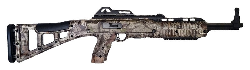 Hi-Point 4595TSWC 45 ACP 17.5" 9 Rounds Woodland Camo All Weather Skeletonized Stock