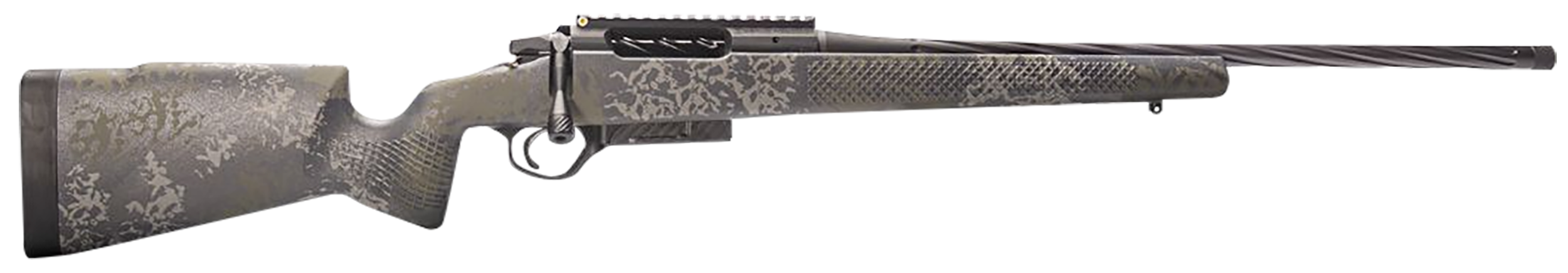 Seekins Precision 0011710167MS Havak Element  7mm PRC 3+1 22" Fluted, Black Barrel/Rec, Mountain Shadow Camo Synthetic Stock, Scope Mount